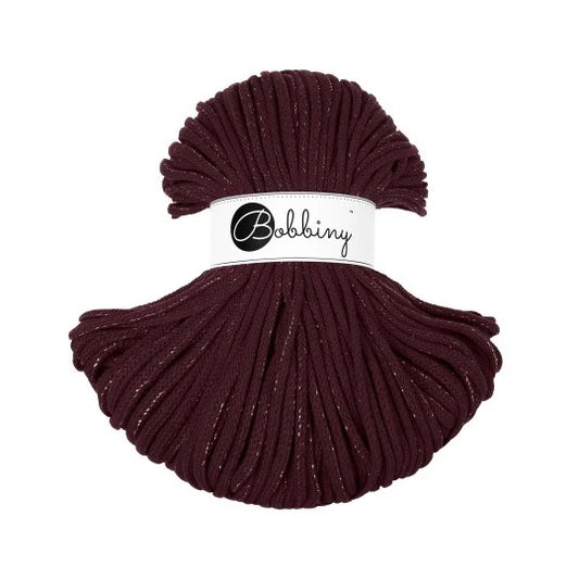 Golden Burgundy - 5mm, Bobbiny Braided Cord