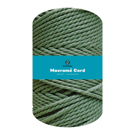 Avocado 4mm 3PLY Thread Shop Macramé Cord