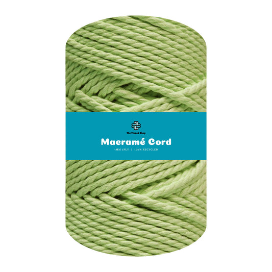 Matcha Green 4mm 3PLY Thread Shop Macramé Cord