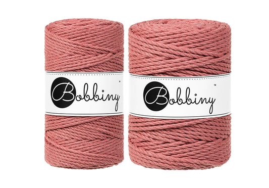 Peony 3mm & 5mm 3PLY, Bobbiny Macramé Cord