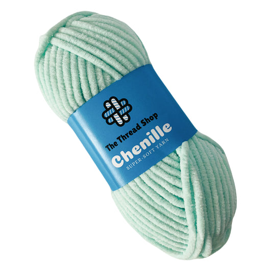 Mint - Super-Soft Chenille Yarn