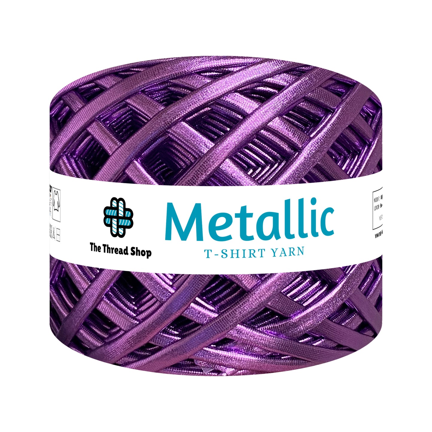 Amethyst Metallic T-shirt Yarn