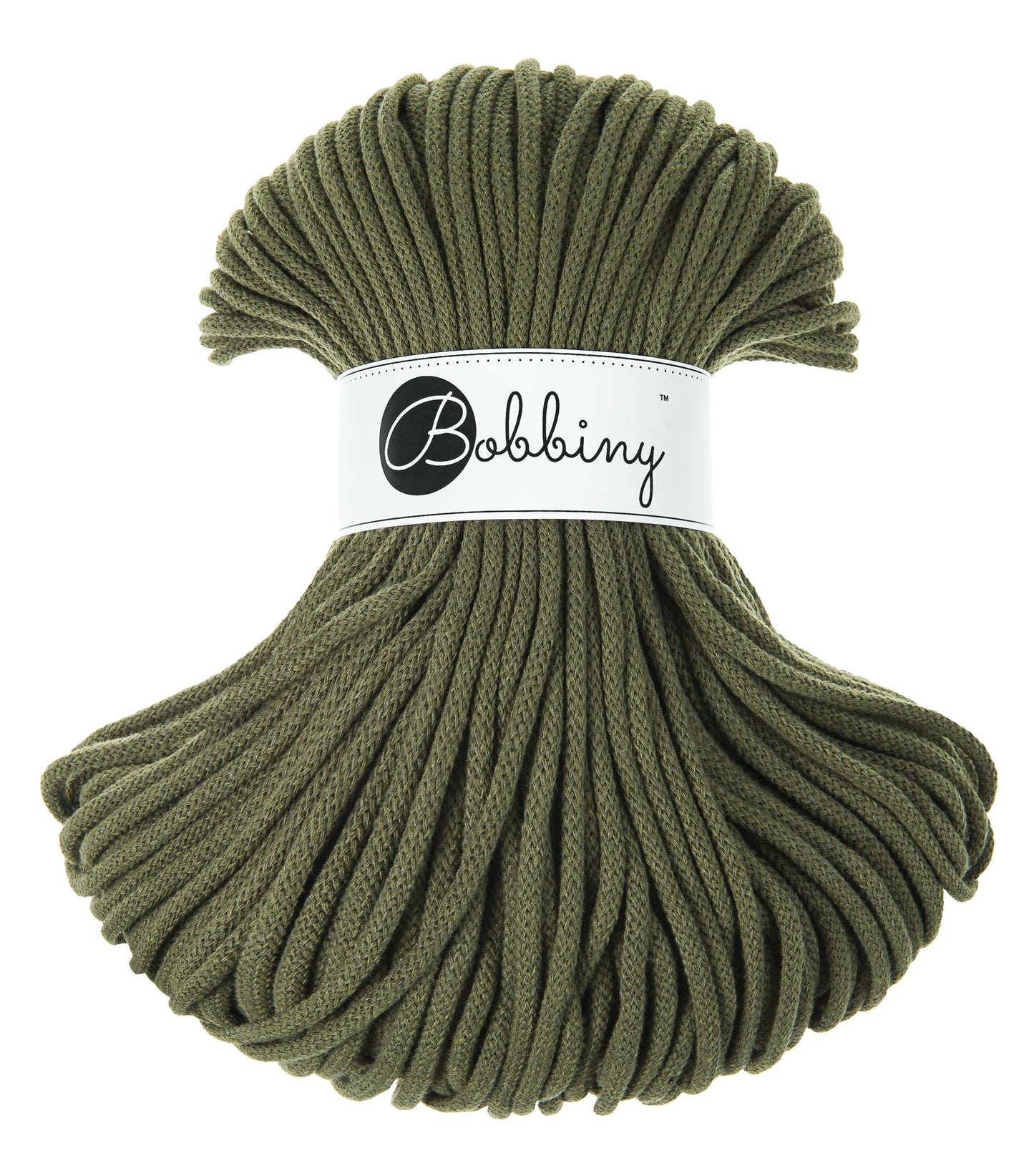 Avocado - 5mm Bobbiny Braided Cord