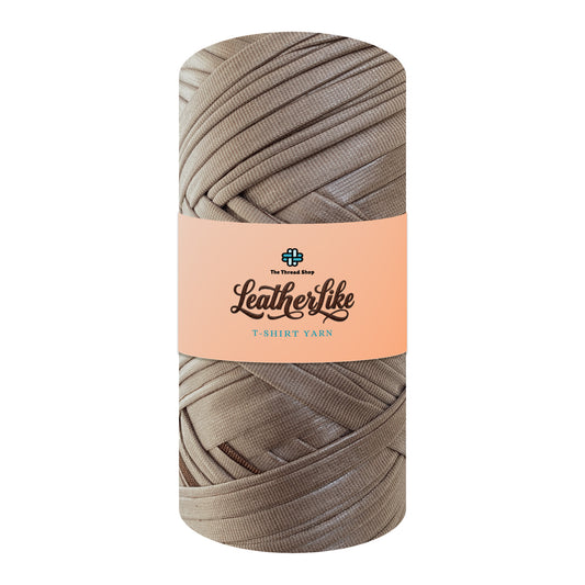 Brown - LeatherLike T-Shirt Yarn