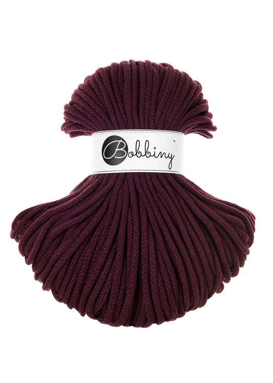 Burgundy - 5mm, Bobbiny Braided Cord