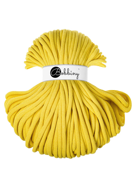 Canary Yellow - 9mm Jumbo Bobbiny Braided Cord
