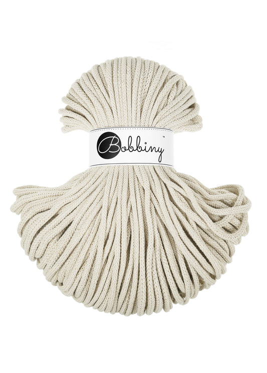 Cashmere Beige - 5mm Bobbiny Braided Cord