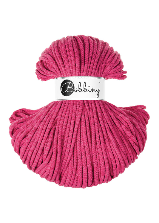 Dopamine Pink - 5mm Bobbiny Braided Cord