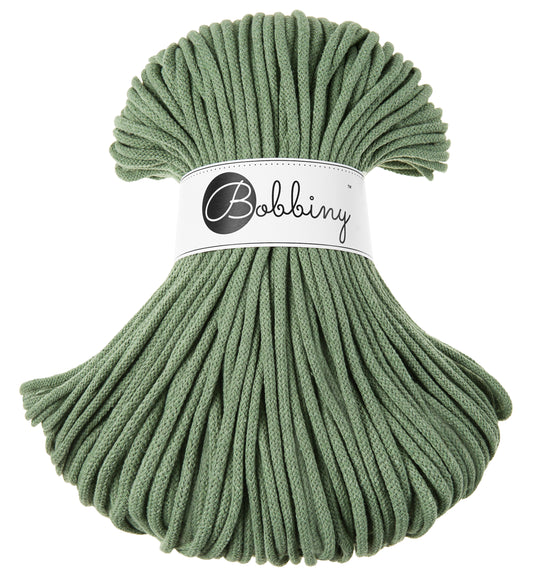 Eucalyptus Green - 5mm Bobbiny Braided Cord