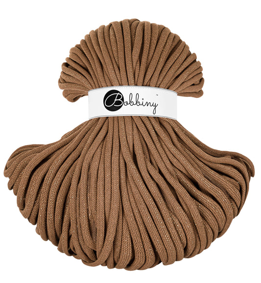 Golden Caramel - 9mm Jumbo Bobbiny Braided Cord