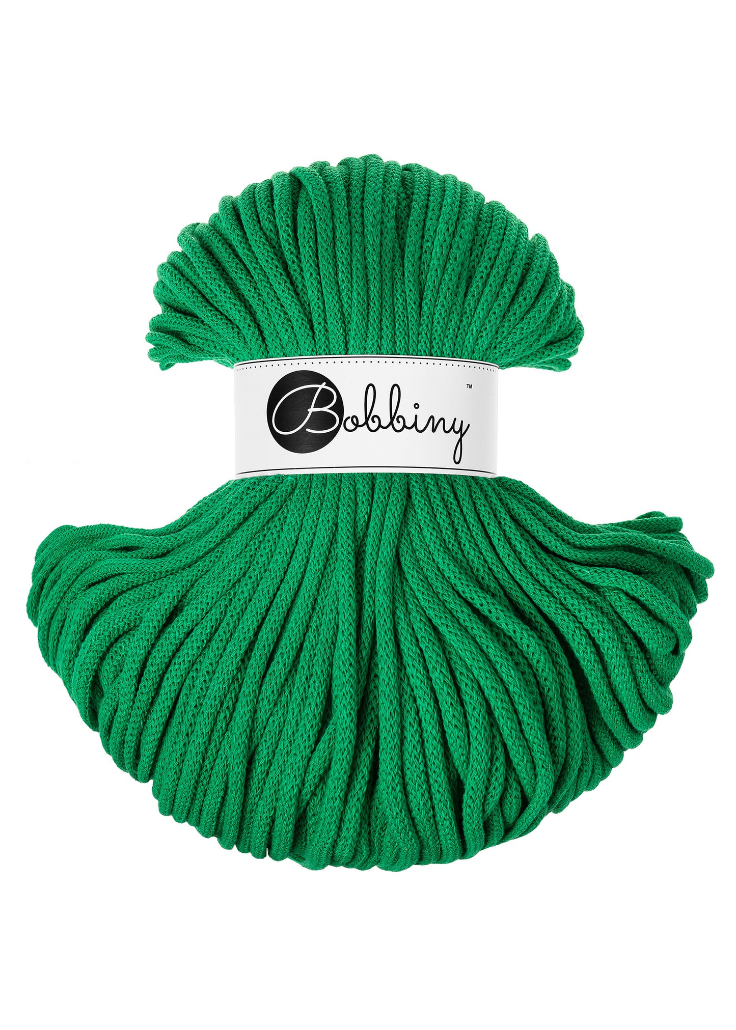 Jade Green - 5mm Bobbiny Braided Cord