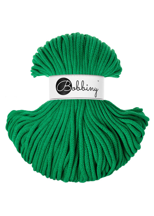 Jade Green - 5mm Bobbiny Braided Cord