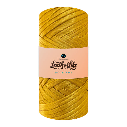 Gold - LeatherLike T-Shirt Yarn