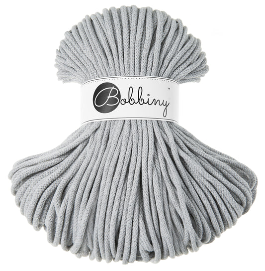 Light Grey - 5mm Bobbiny Braided Cord