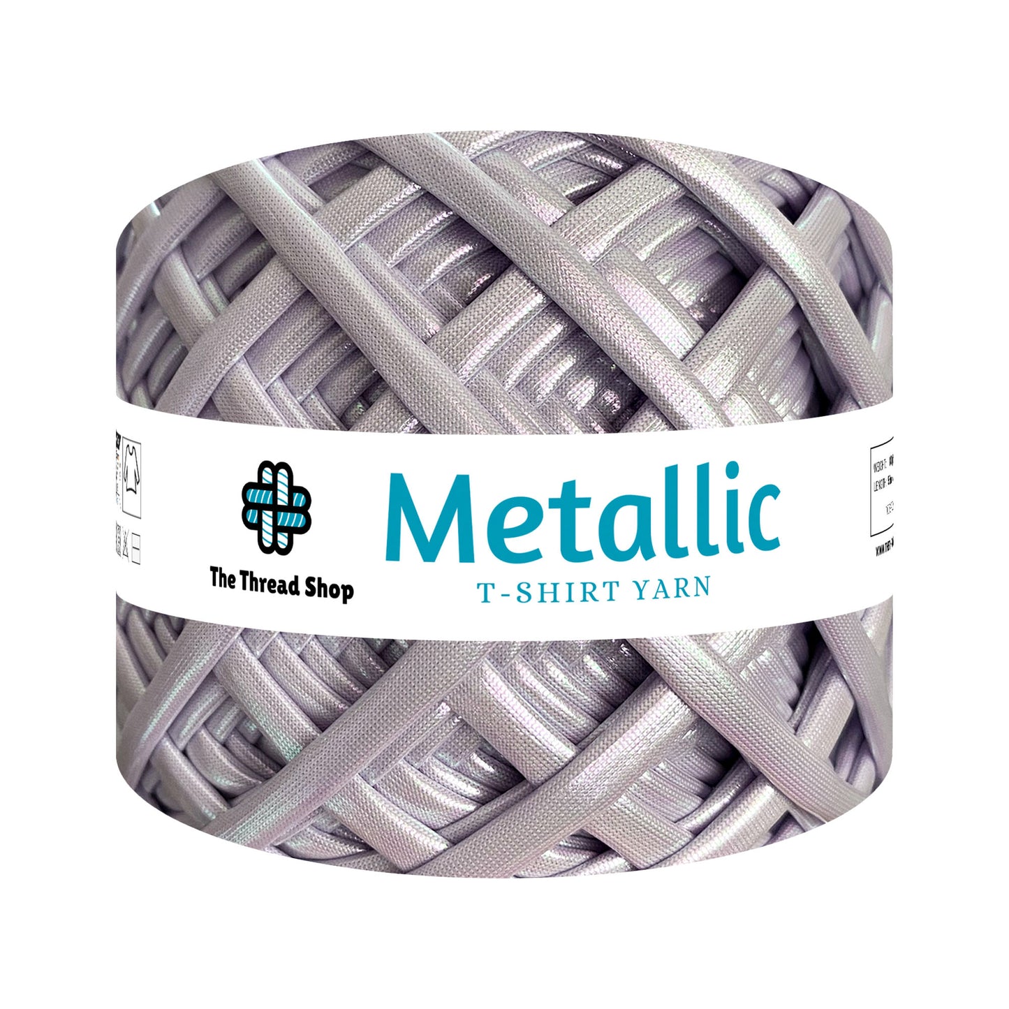 Lilac Lustre Metallic T-shirt Yarn