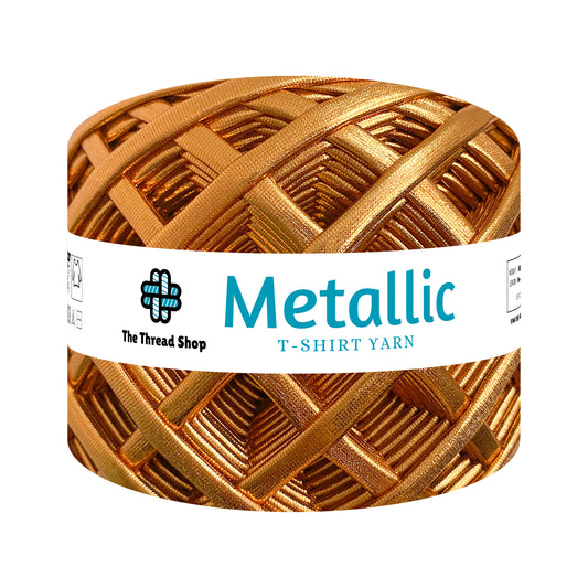 Florentine Gold Metallic T-shirt Yarn