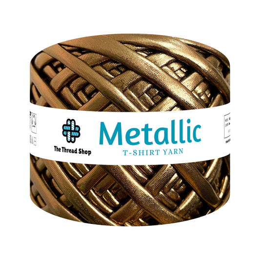 Bronze Metallic T-shirt Yarn