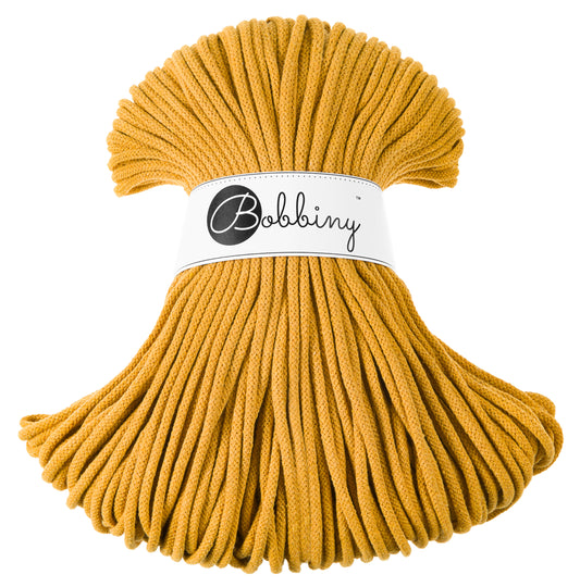 Mustard - 5mm Bobbiny Braided Cord