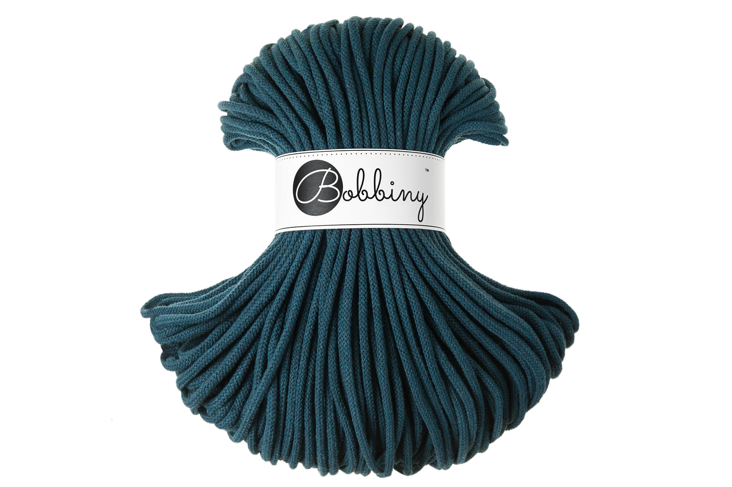 Peacock Blue - 5mm Bobbiny Braided Cord