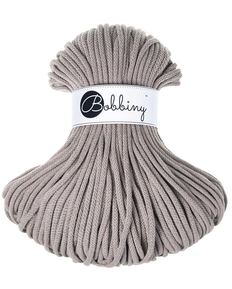 Pearl - 5mm Bobbiny Braided Cord