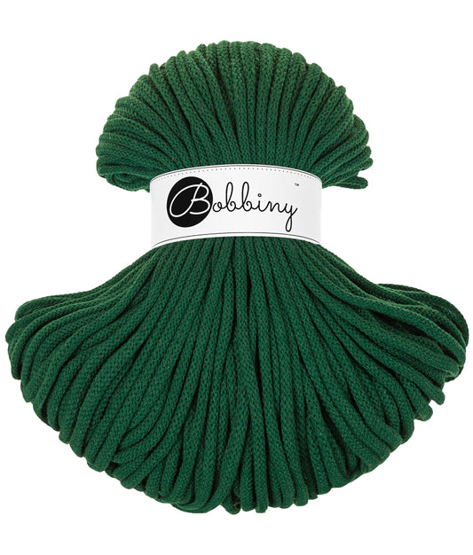 Pine Green - 5mm Bobbiny Braided Cord