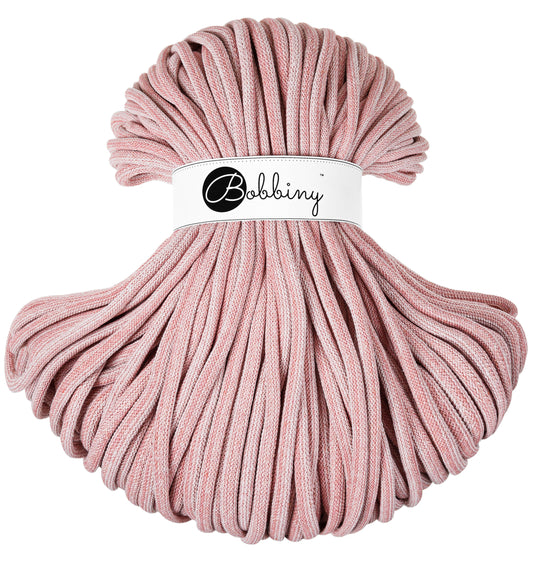 Strawberry - 9mm Jumbo Bobbiny Braided Cord