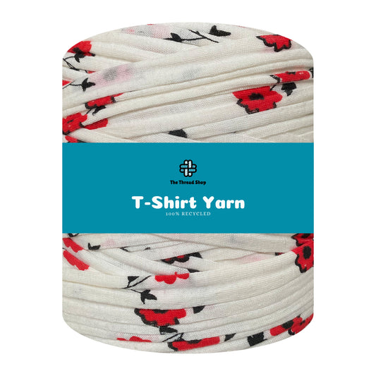 Poppy Print - Thread Shop T-Shirt Yarn