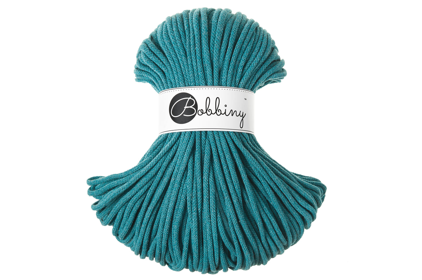 Teal - 5mm Bobbiny Braided Cord