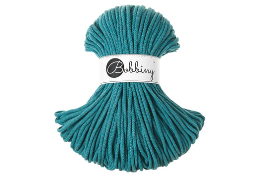Teal - 5mm Bobbiny Braided Cord