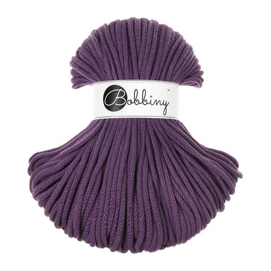Violet - 5mm Bobbiny Braided Cord