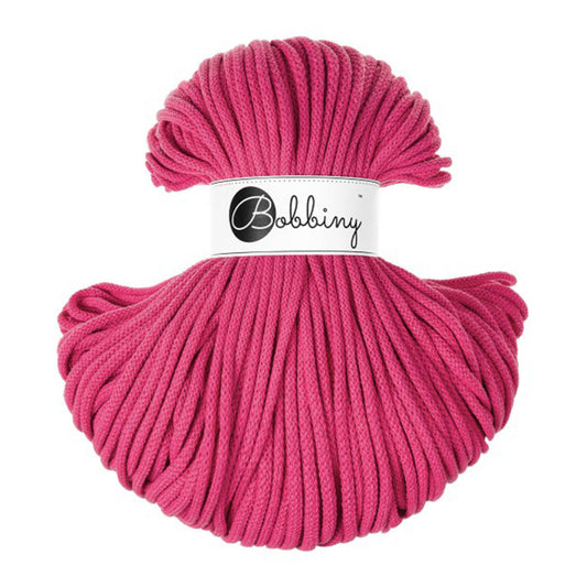 Dopamine Pink - 5mm Bobbiny Braided Cord