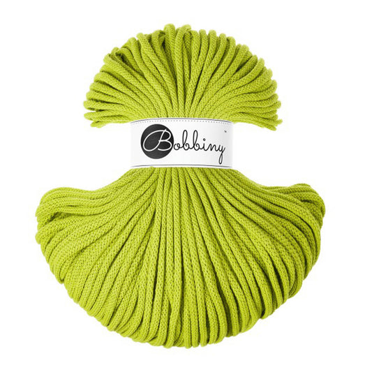 Dopamine Lime - 5mm Bobbiny Braided Cord