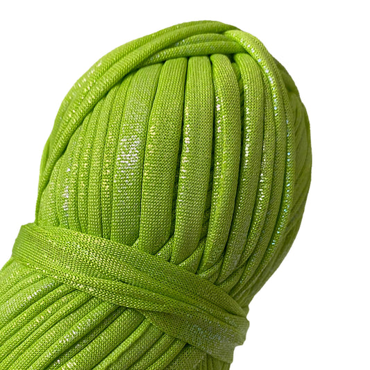 Peridot Shine - Metallic Pearl T-shirt Yarn