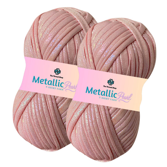 Pixie Dust - Metallic Pearl T-shirt Yarn