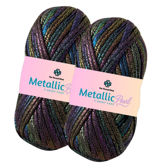 Galaxy - Metallic Pearl T-shirt Yarn