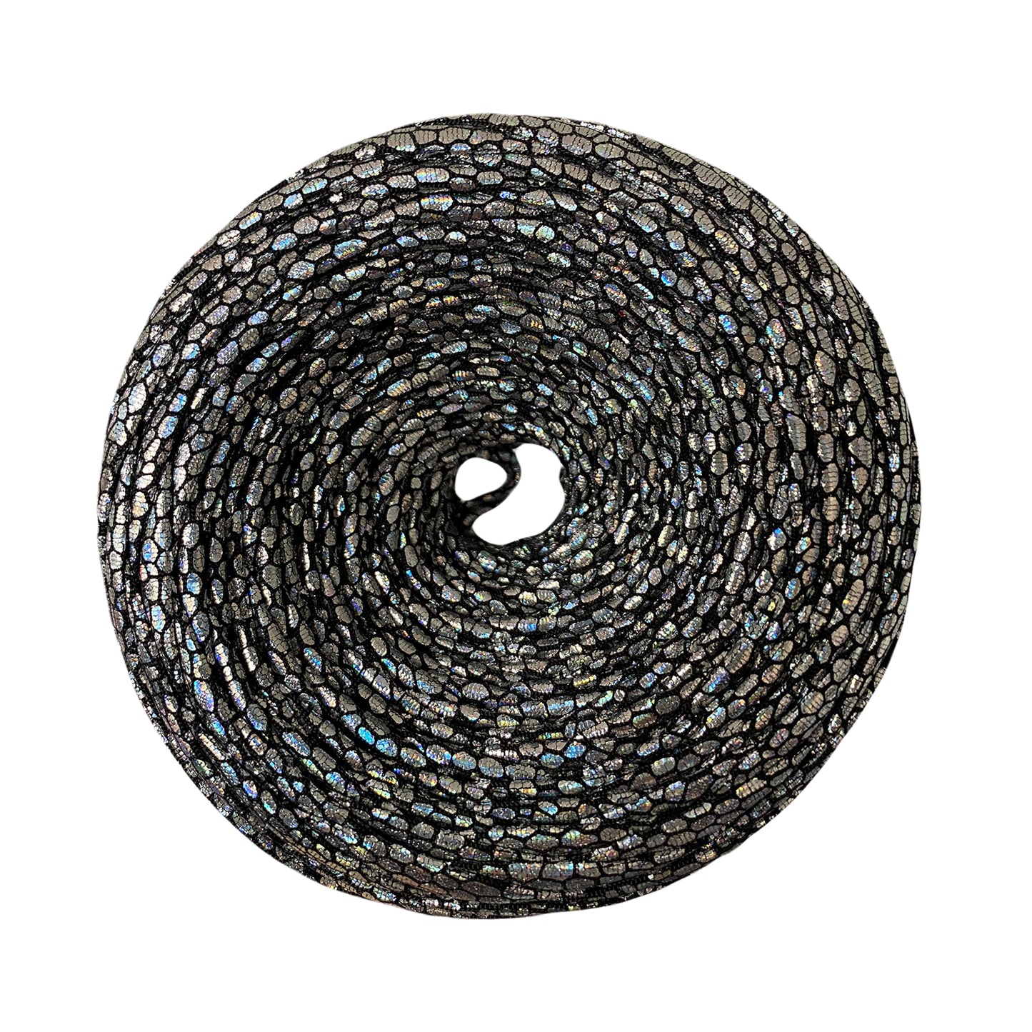 Silver Print Metallic T-shirt Yarn