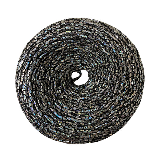 Silver Print Metallic T-shirt Yarn