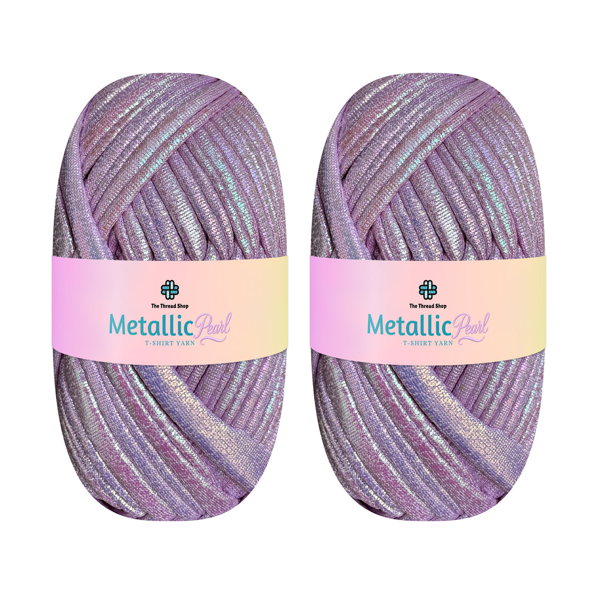 Lavender Jade - Metallic Pearl T-shirt Yarn