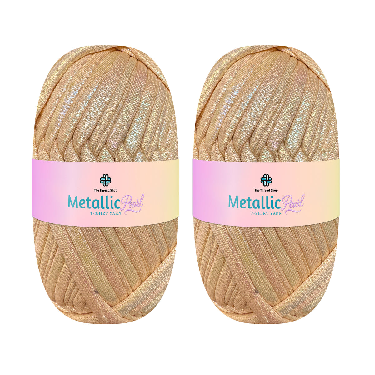 Sandstone - Metallic Pearl T-shirt Yarn
