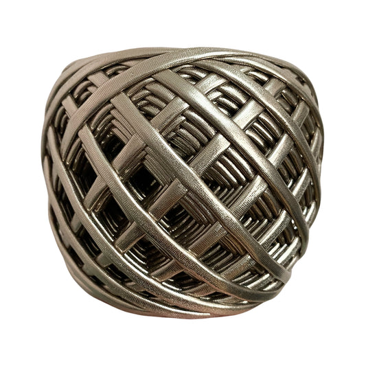Antique Brass Metallic T-shirt Yarn
