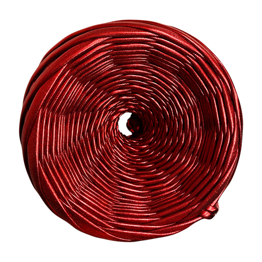 Candy Red Metallic T-shirt Yarn