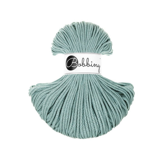 Duck Egg Blue - 3mm, 5mm & 9mm, Bobbiny Braided Cord