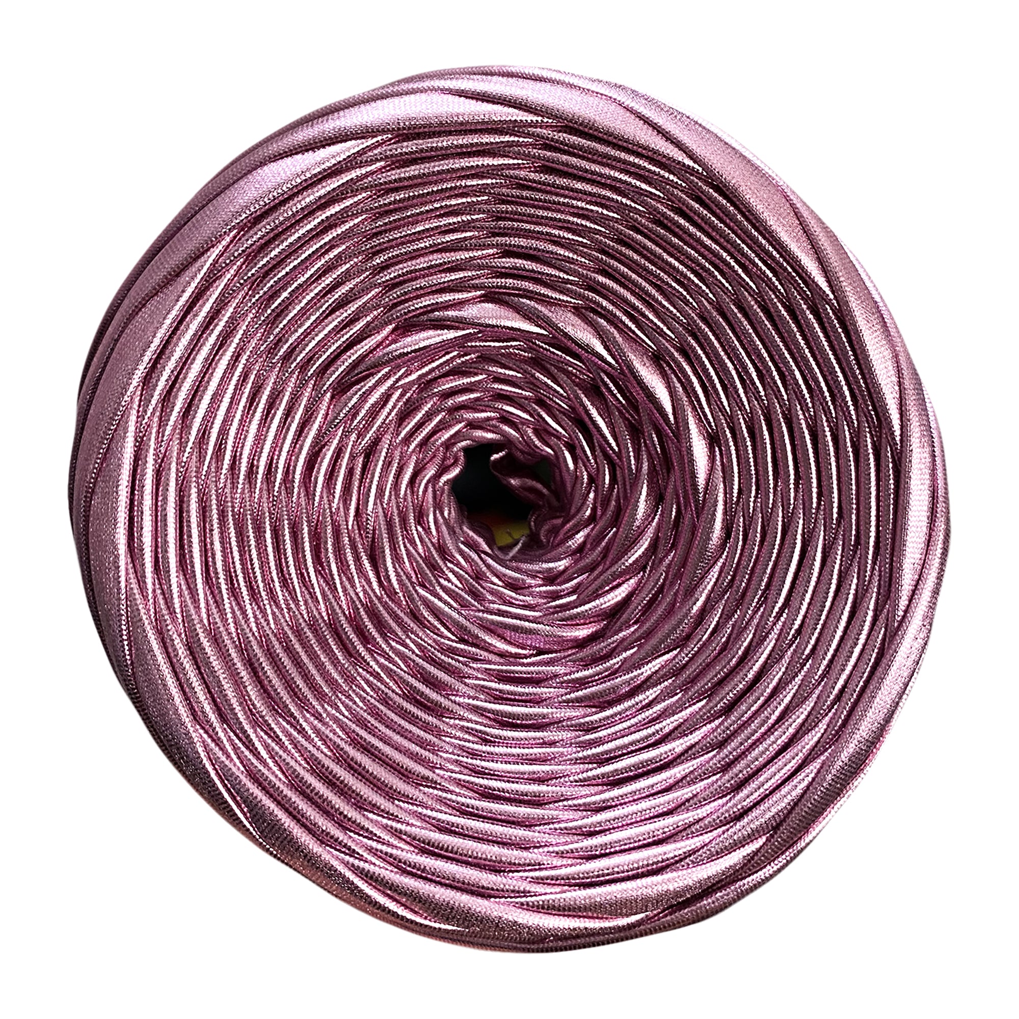 Dusty Pink Metallic T-shirt Yarn