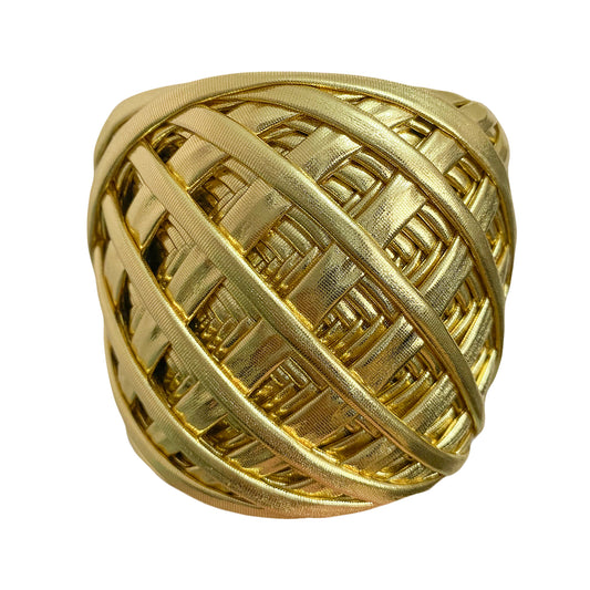 Gold Metallic T-shirt Yarn