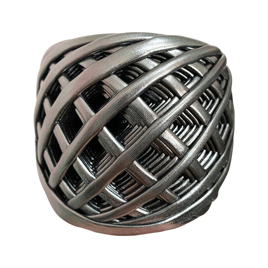 Gunmetal Grey Metallic T-shirt Yarn