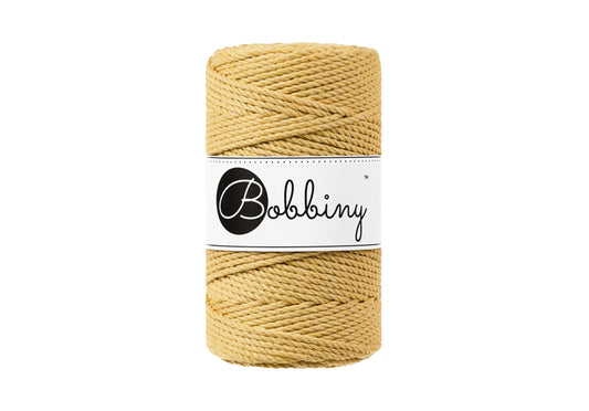 Honey - 3mm 3PLY, Bobbiny Macramé Cord