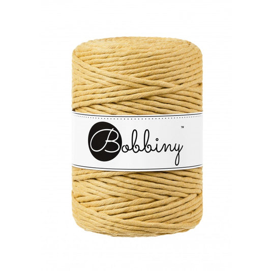 Honey - 3mm & 5mm Bobbiny Macrame Cord