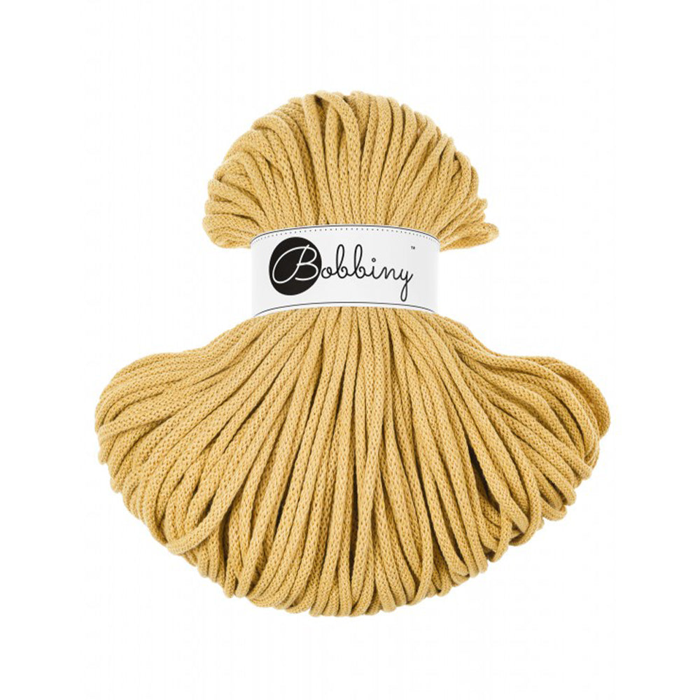 Honey - 5mm Bobbiny Braided Cord