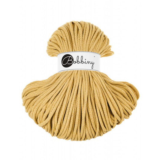 Honey - 5mm Bobbiny Braided Cord