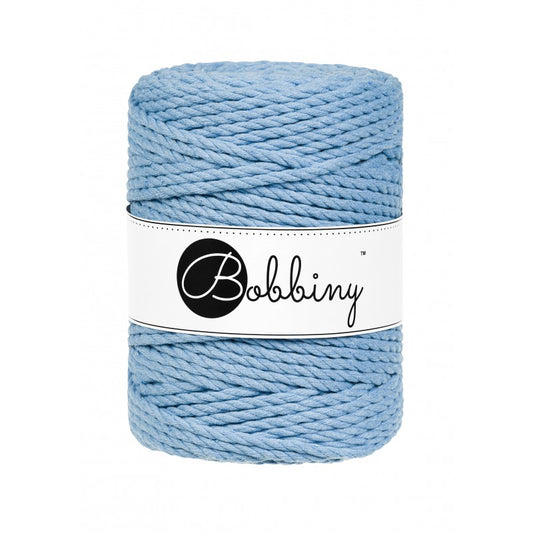 Perfect Blue - 3mm & 5mm 3PLY, Bobbiny Macramé Cord